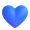 blue heart emoji